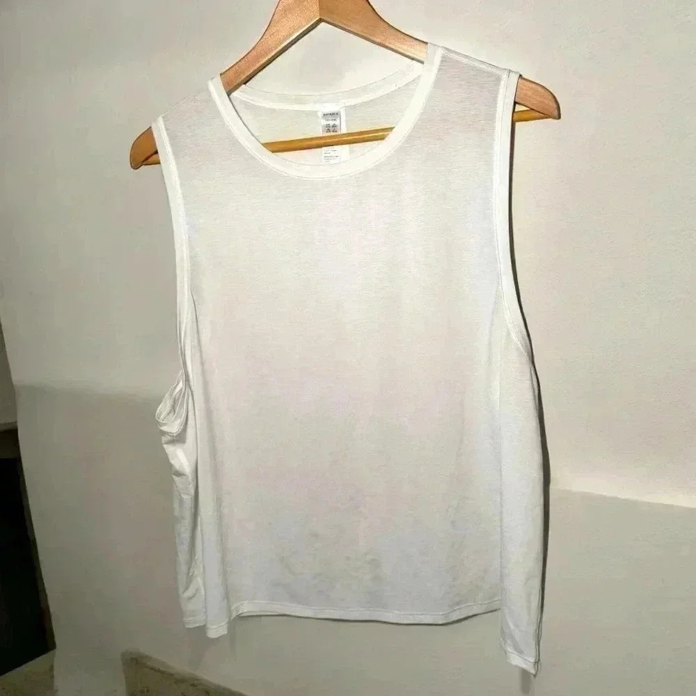 Spanx slightly sheer tank top 2X